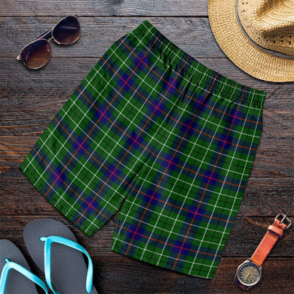 Duncan Modern Tartan Plaid Men's Shorts