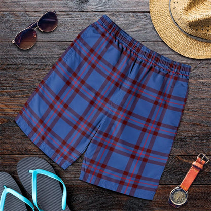 Elliot Modern Tartan Plaid Men's Shorts