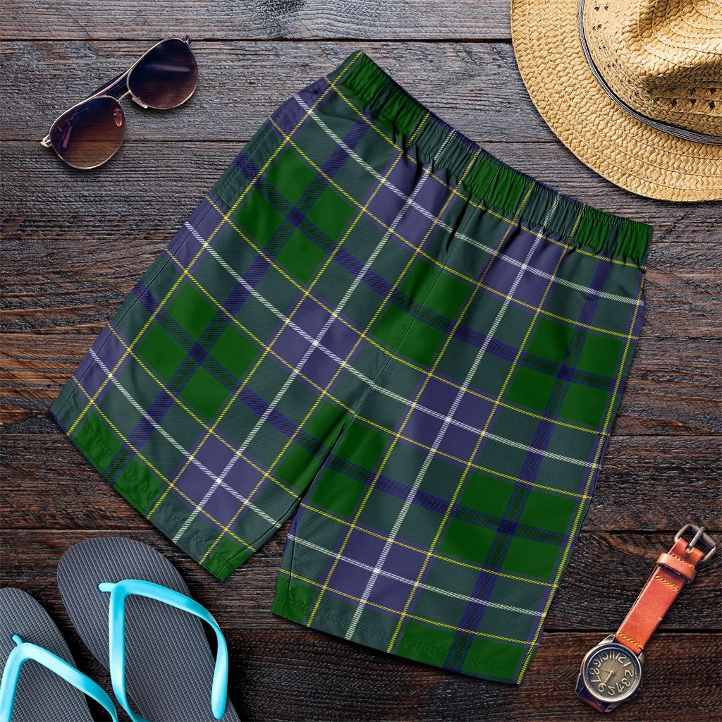 Wishart Hunting Modern Tartan Plaid Men's Shorts