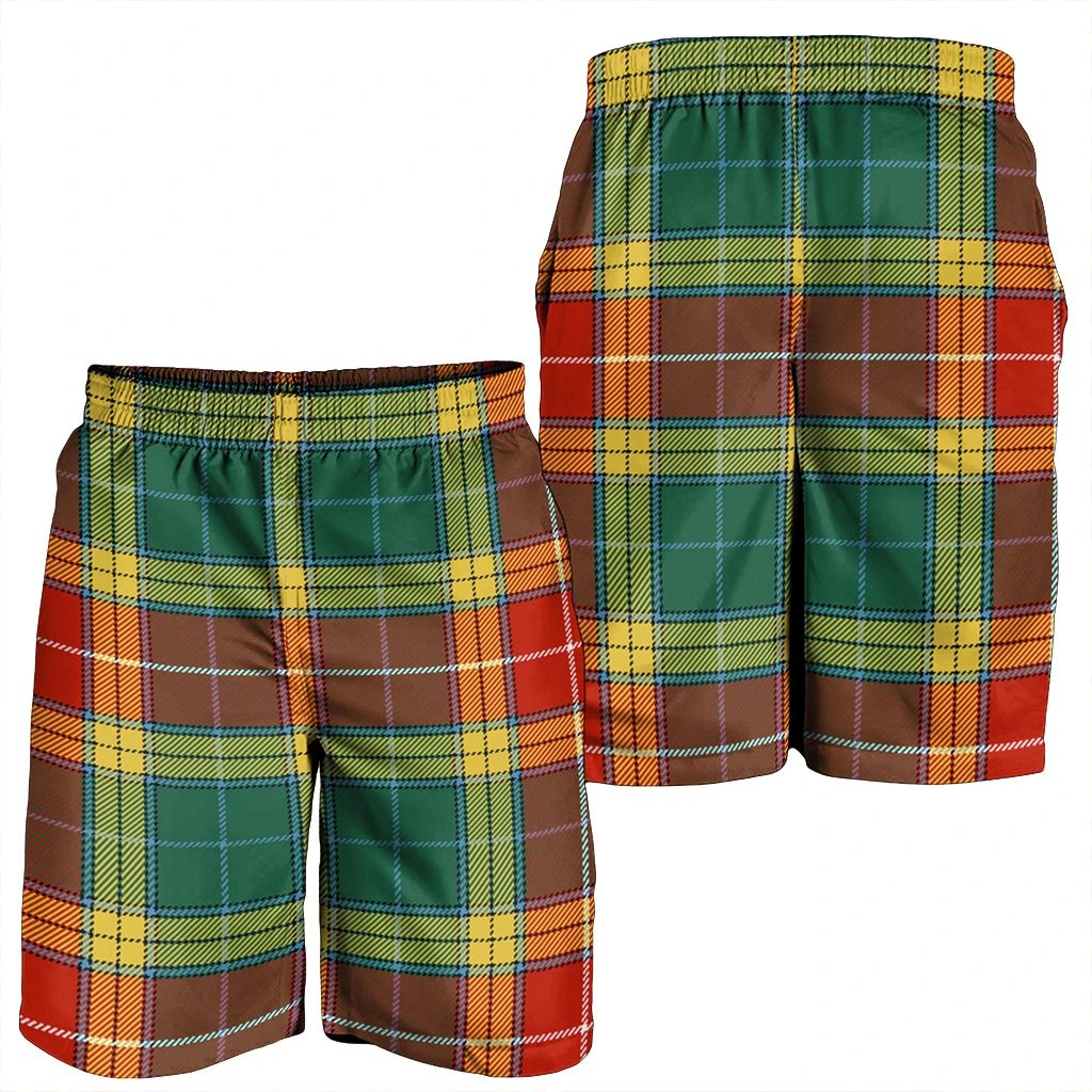 Buchanan Old Set Weathered Tartan Plaid Men's Shorts