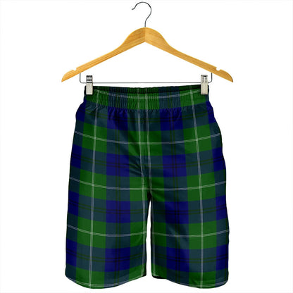 Oliphant Modern Tartan Plaid Men's Shorts