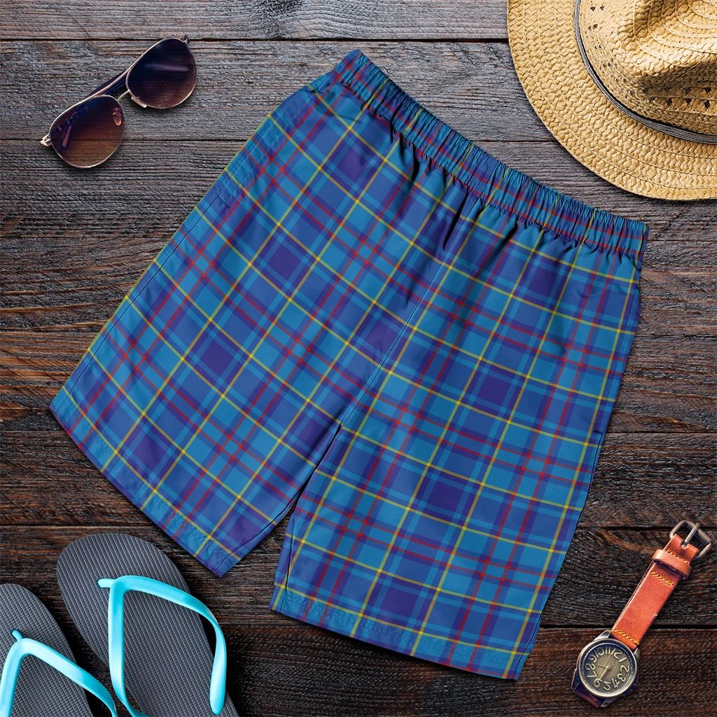 Mercer Modern Tartan Plaid Men's Shorts