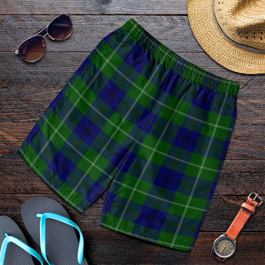 Oliphant Modern Tartan Plaid Men's Shorts