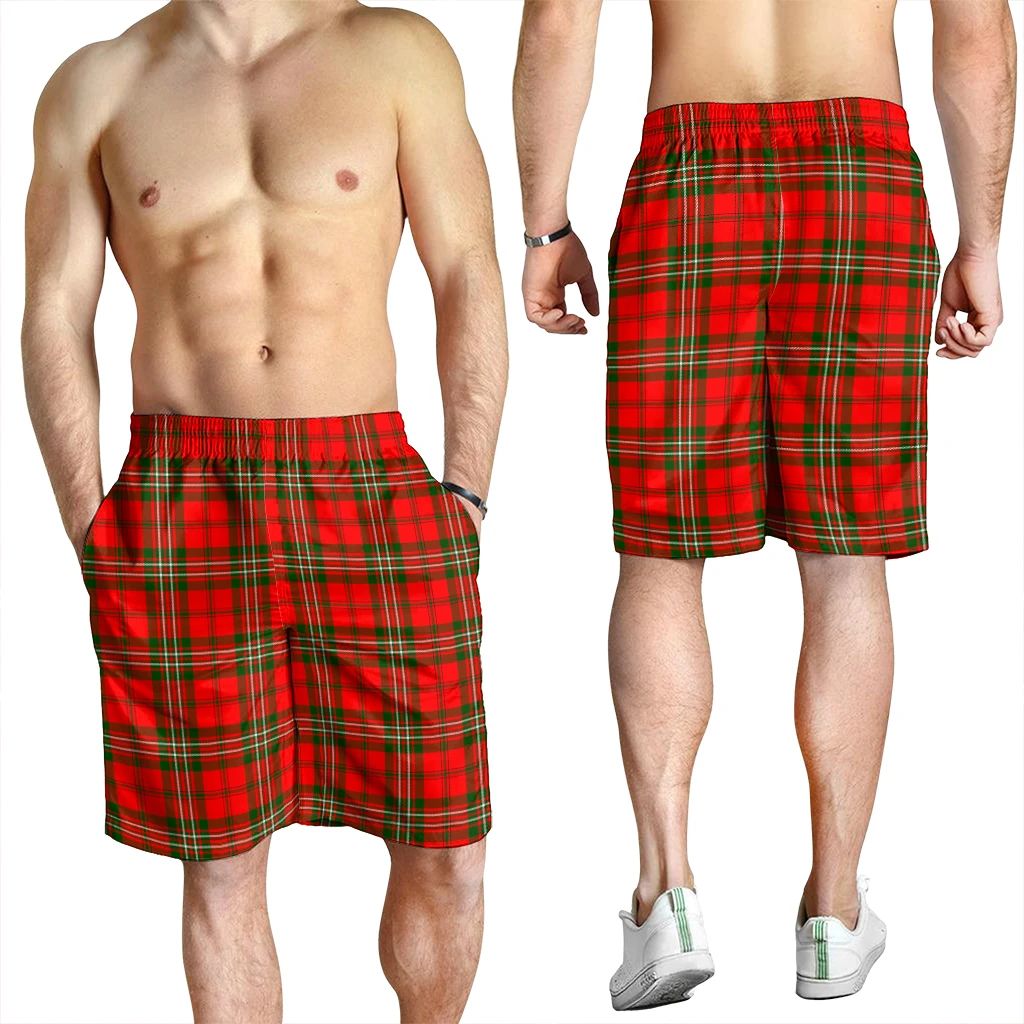 Scott Modern Tartan Plaid Men's Shorts