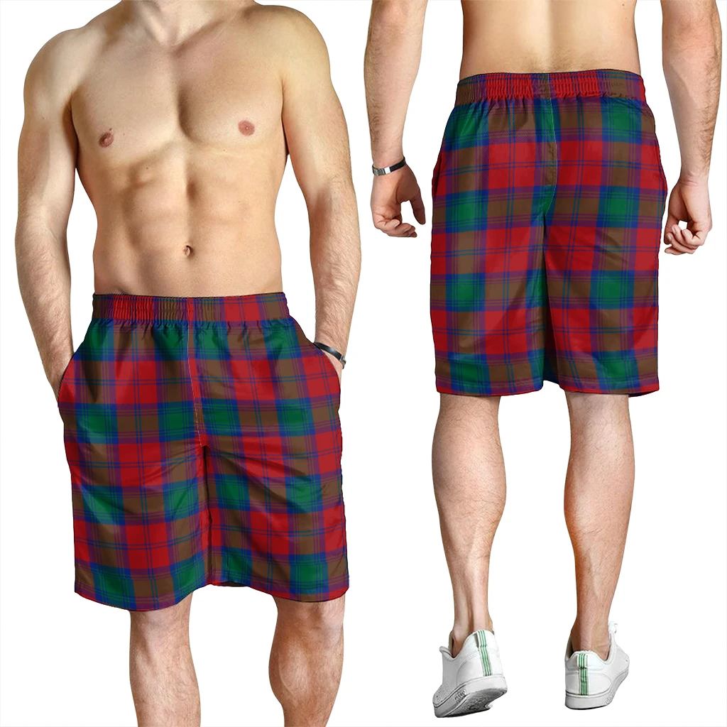 Lindsay Modern Tartan Plaid Men's Shorts