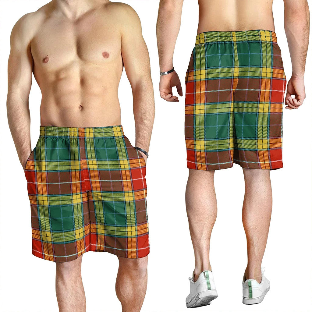 Buchanan Old Set Weathered Tartan Plaid Men's Shorts