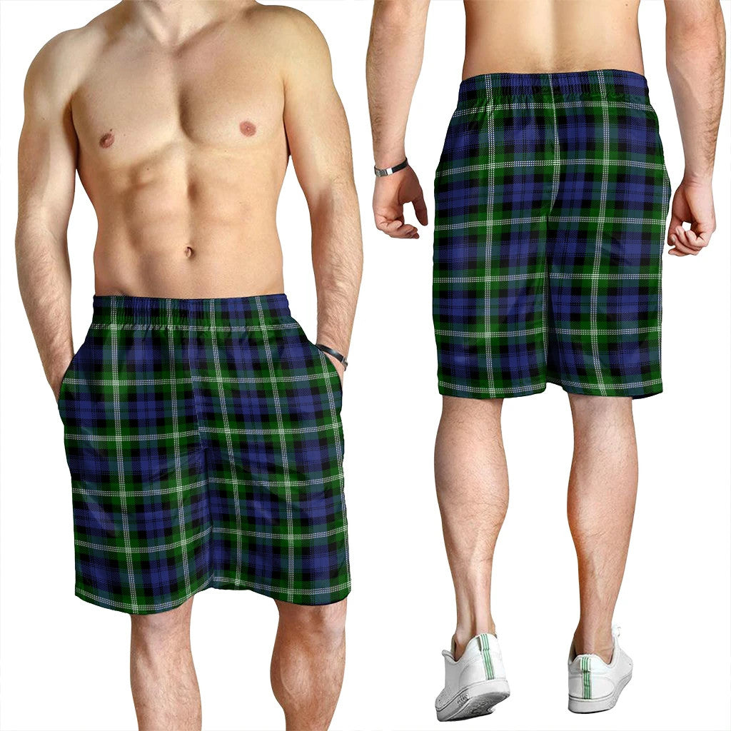 Baillie Modern Tartan Plaid Men's Shorts