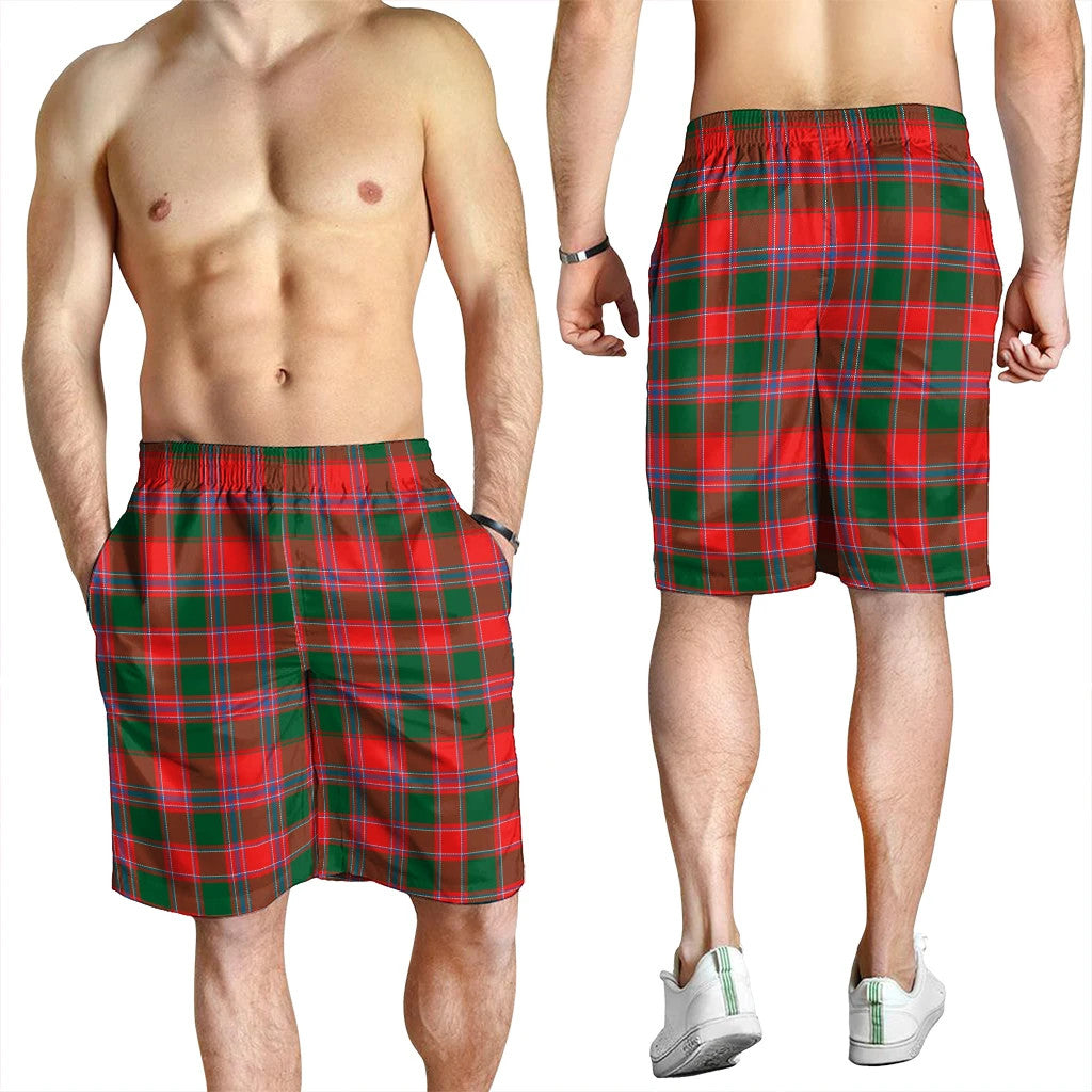 Dalziel Modern Tartan Plaid Men's Shorts