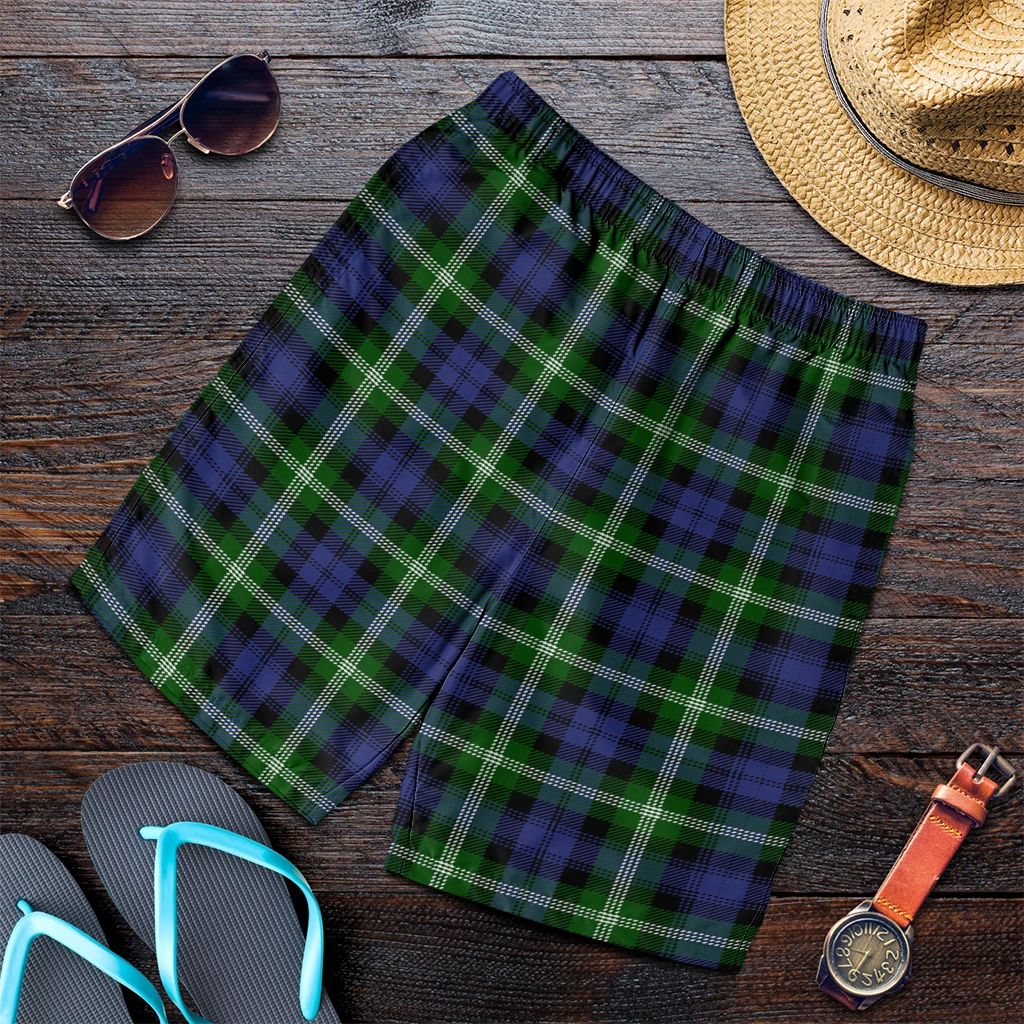 Baillie Modern Tartan Plaid Men's Shorts