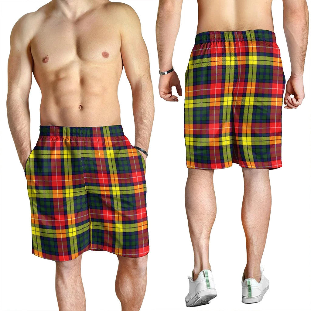 Buchanan Modern Tartan Plaid Men's Shorts