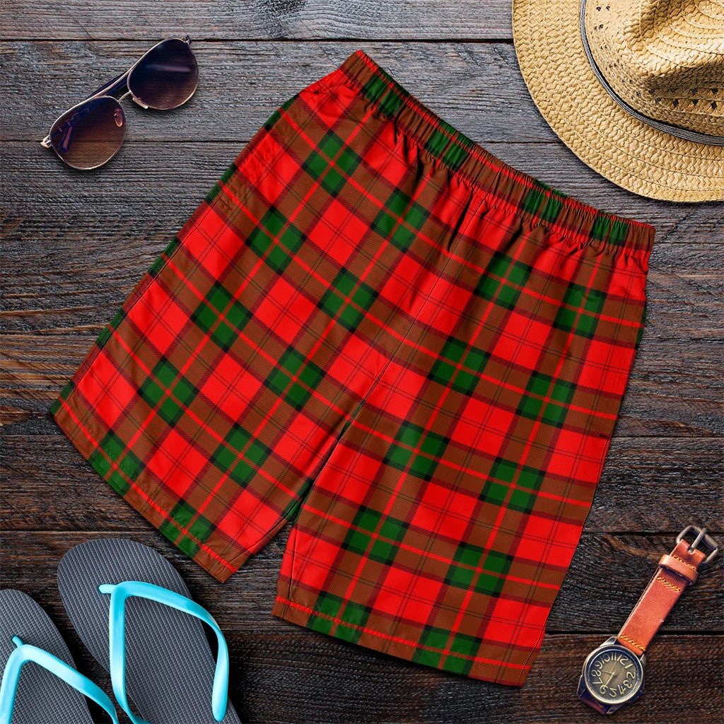 Dunbar Modern Tartan Plaid Men's Shorts