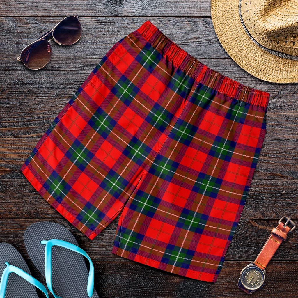 Ruthven Modern Tartan Plaid Men's Shorts