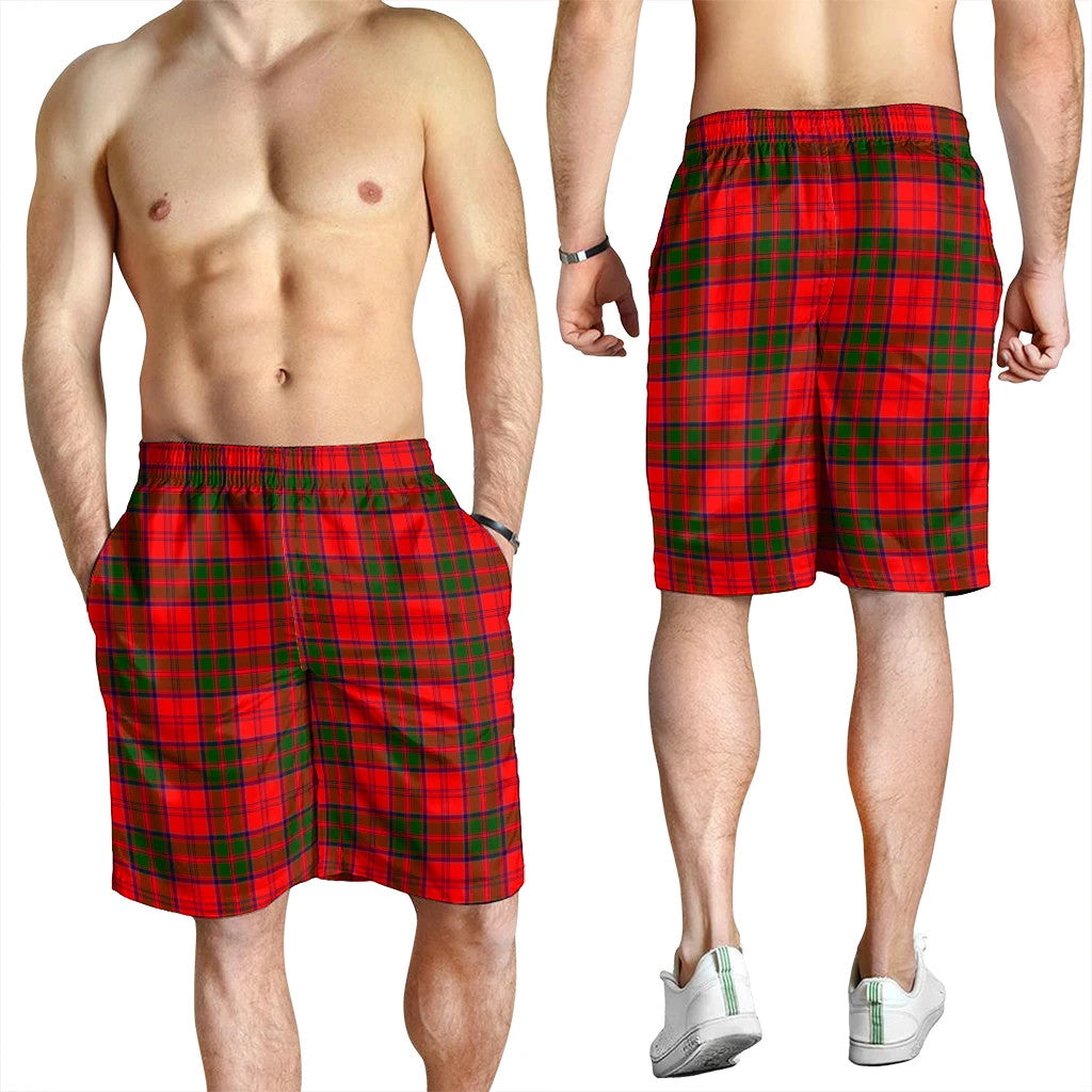 Grant Modern Tartan Plaid Men's Shorts