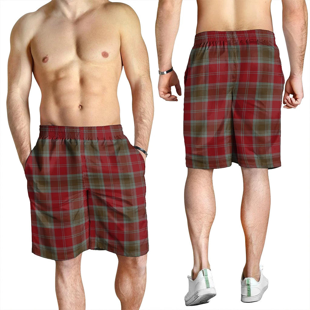 Lindsay Weathered Tartan Plaid Men's Shorts