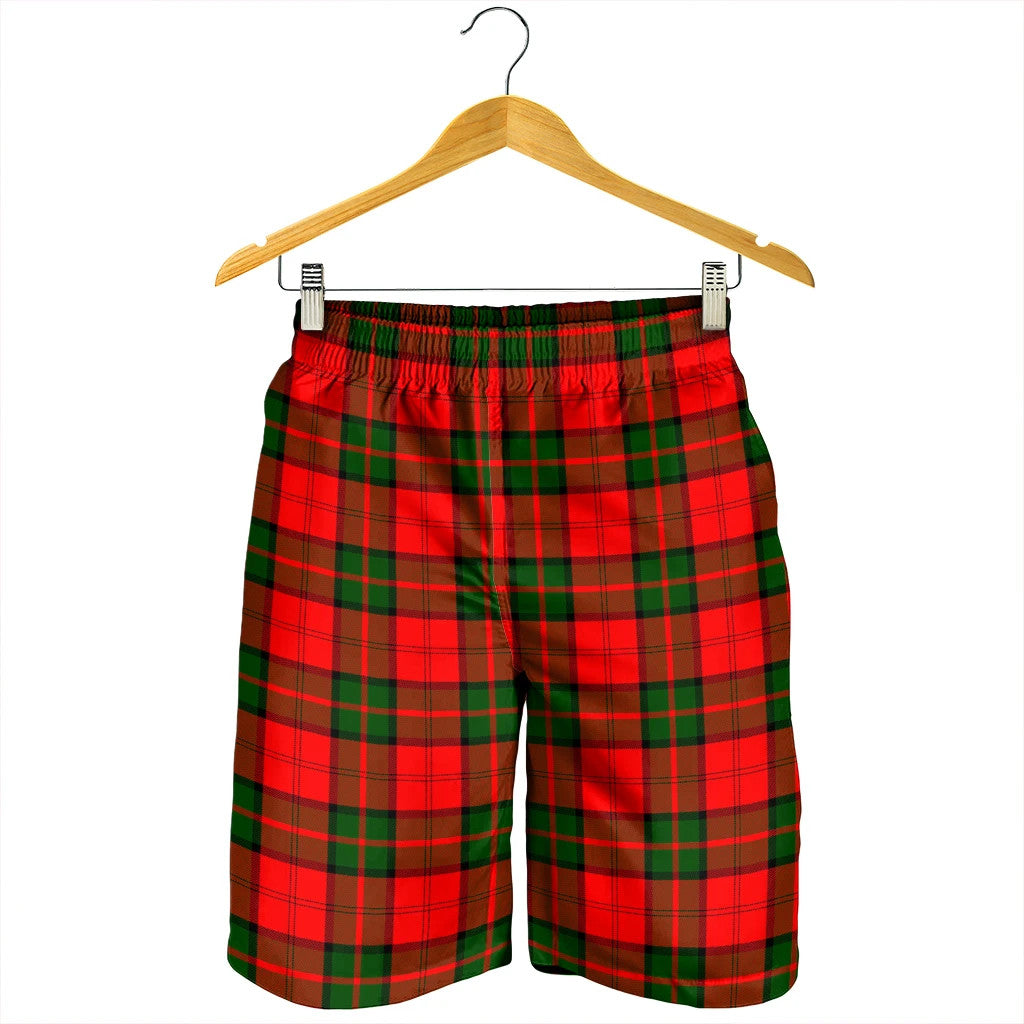 Dunbar Modern Tartan Plaid Men's Shorts