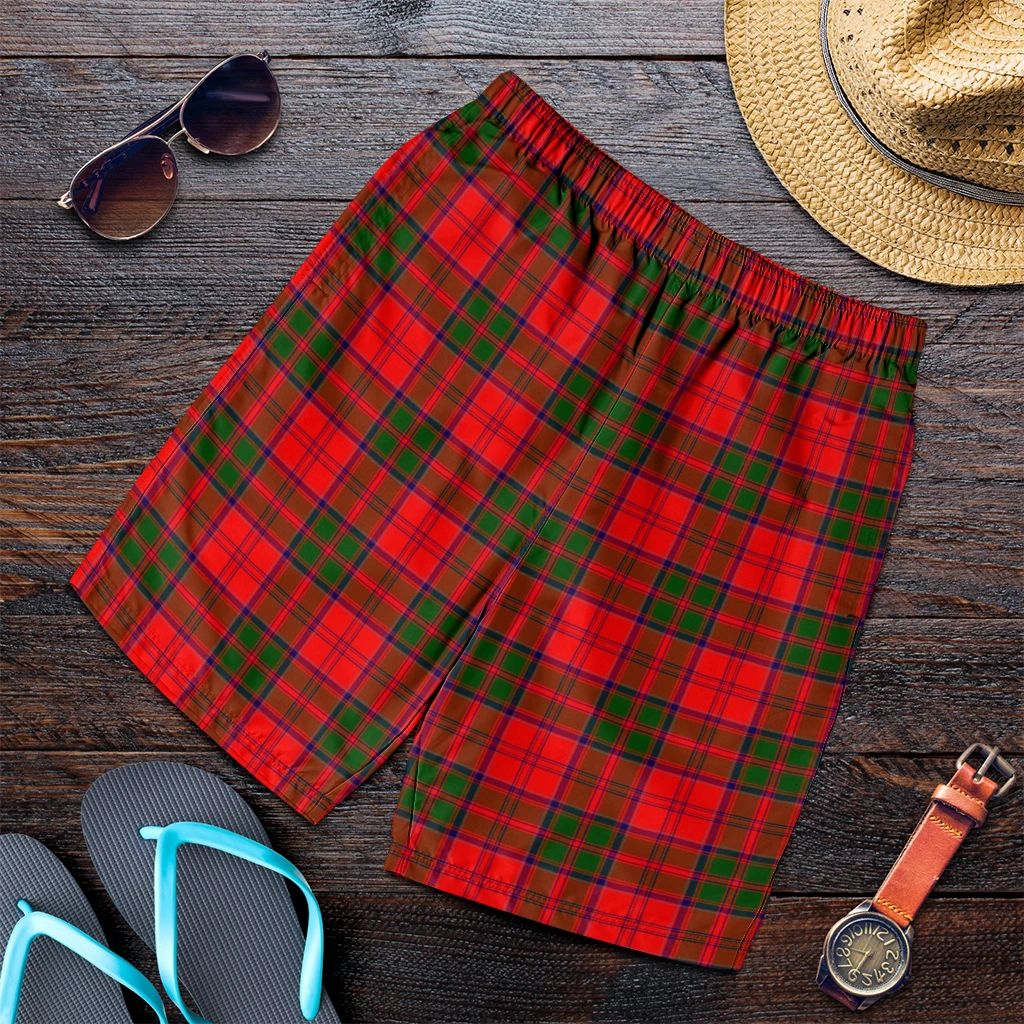 Grant Modern Tartan Plaid Men's Shorts