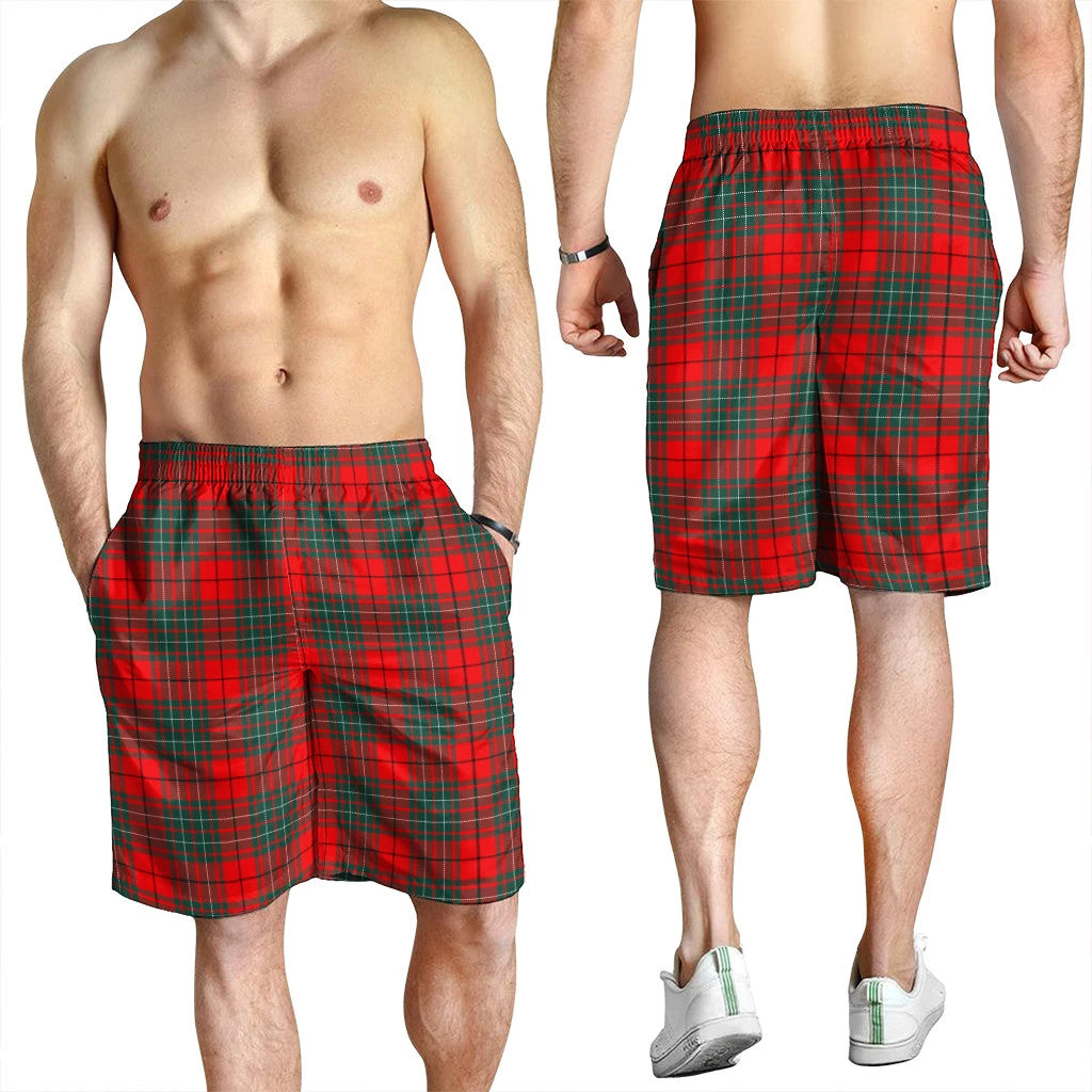 Cumming Modern Tartan Plaid Men's Shorts