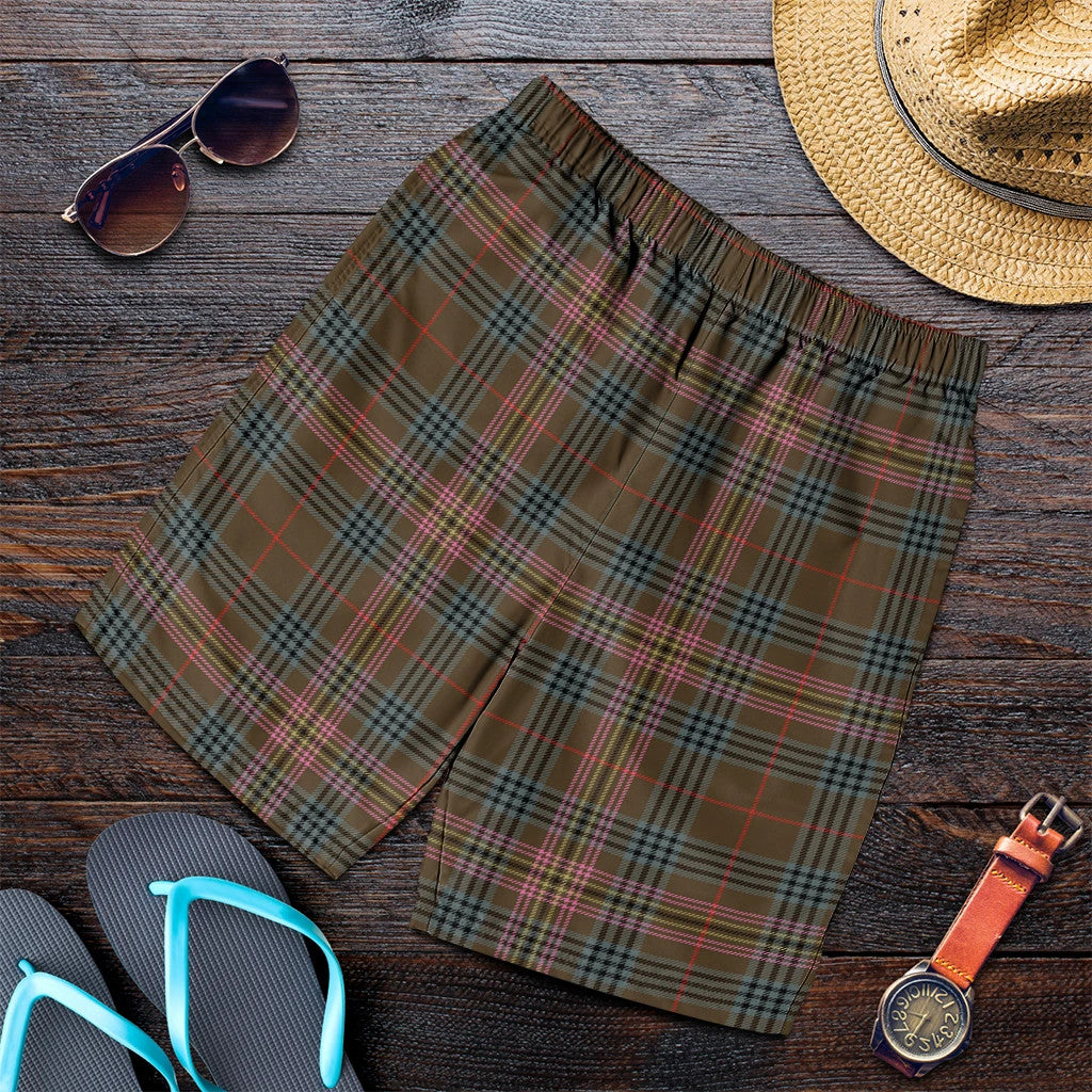 Kennedy Weathered Tartan Plaid Men's Shorts