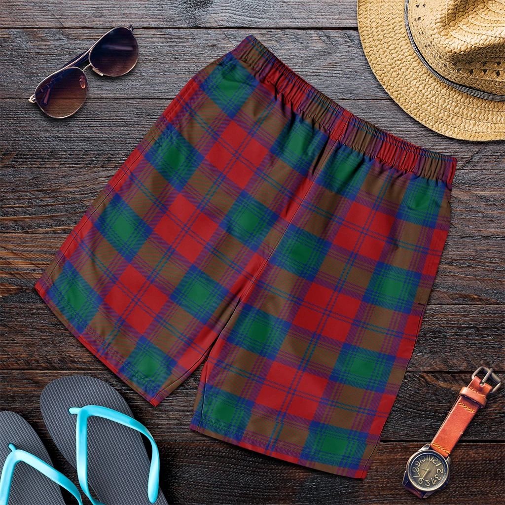 Lindsay Modern Tartan Plaid Men's Shorts