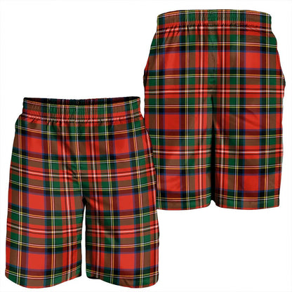 Stewart Royal Modern Tartan Plaid Men's Shorts