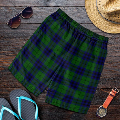 Keith Modern Tartan Plaid Men's Shorts