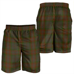 Gray Tartan Plaid Men's Shorts