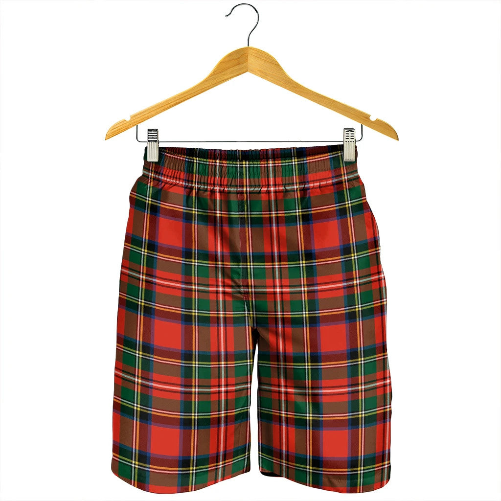 Stewart Royal Modern Tartan Plaid Men's Shorts