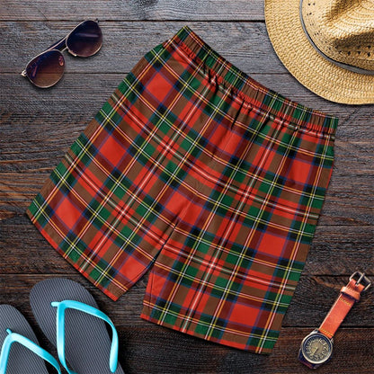 Stewart Royal Modern Tartan Plaid Men's Shorts