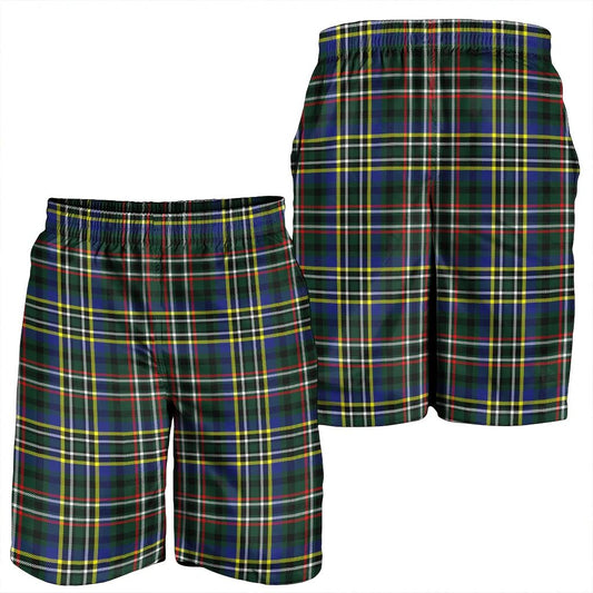 Scott Green Modern Tartan Plaid Men's Shorts