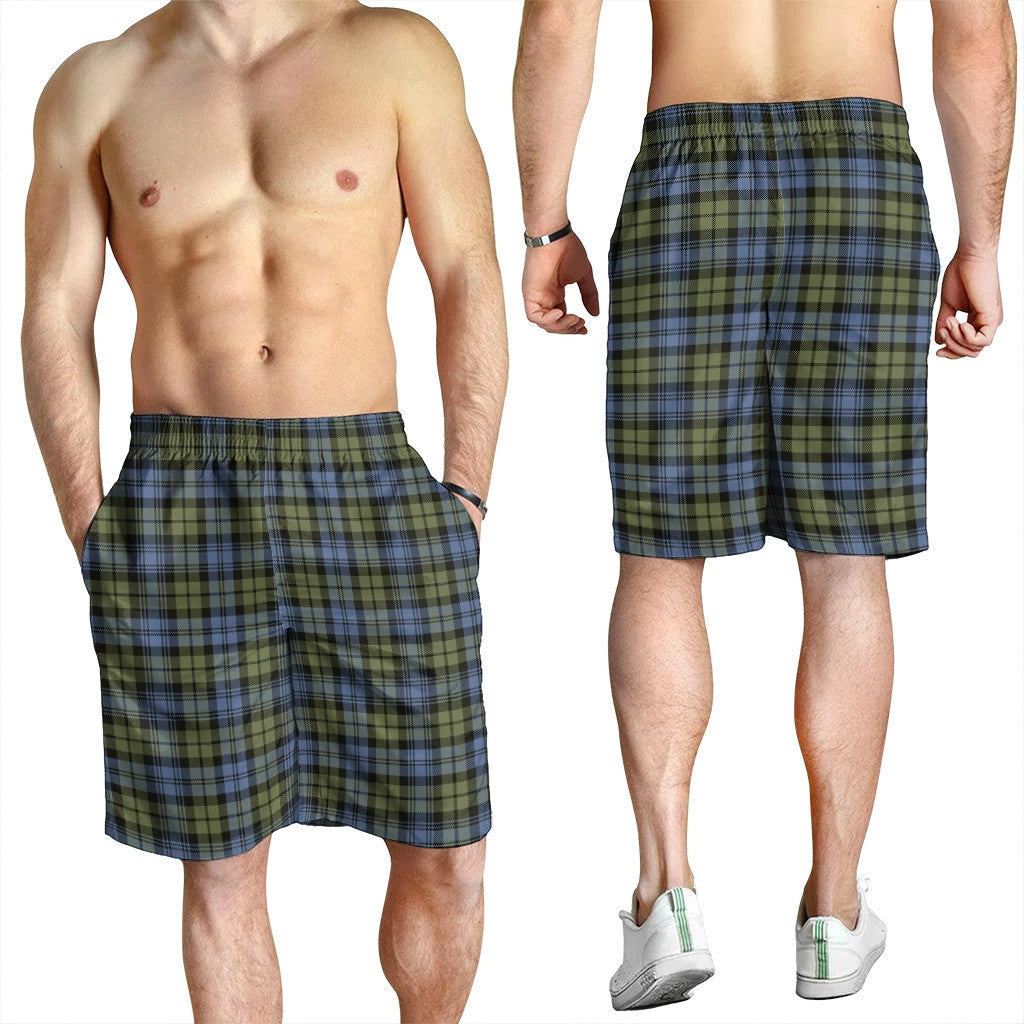 Campbell Faded Tartan Plaid Men's Shorts