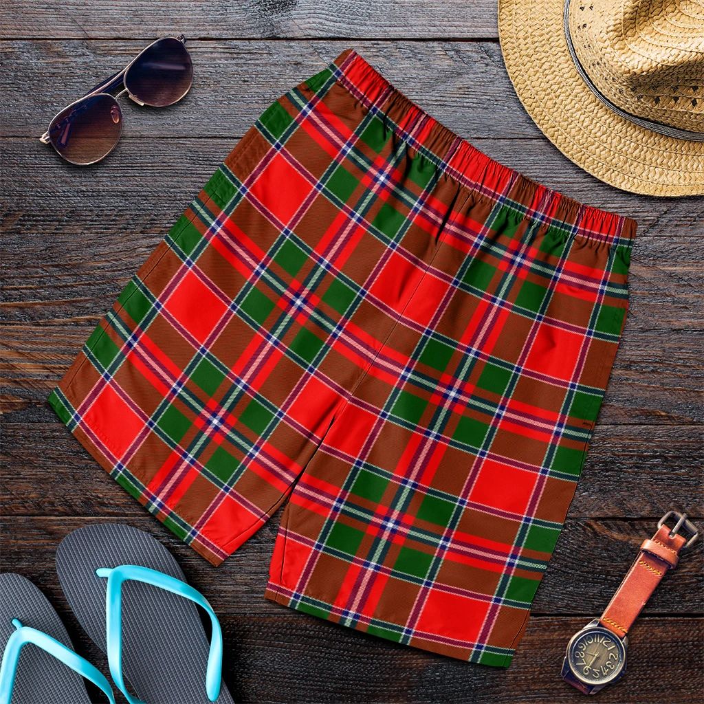 Spens Modern Tartan Plaid Men's Shorts