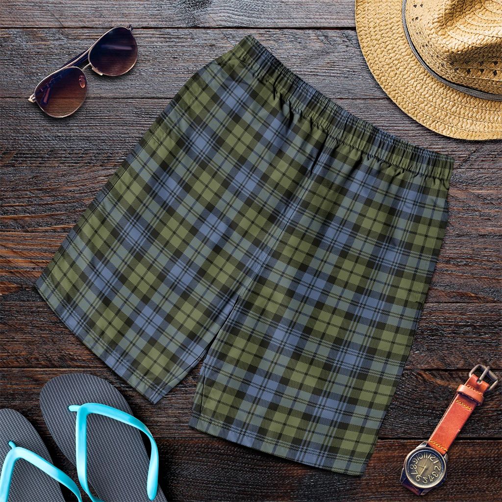 Campbell Faded Tartan Plaid Men's Shorts