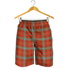 Morrison Red Ancient Tartan Plaid Men's Shorts