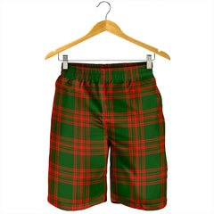 Menzies Green Modern Tartan Plaid Men's Shorts