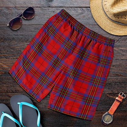 Leslie Modern Tartan Plaid Men's Shorts