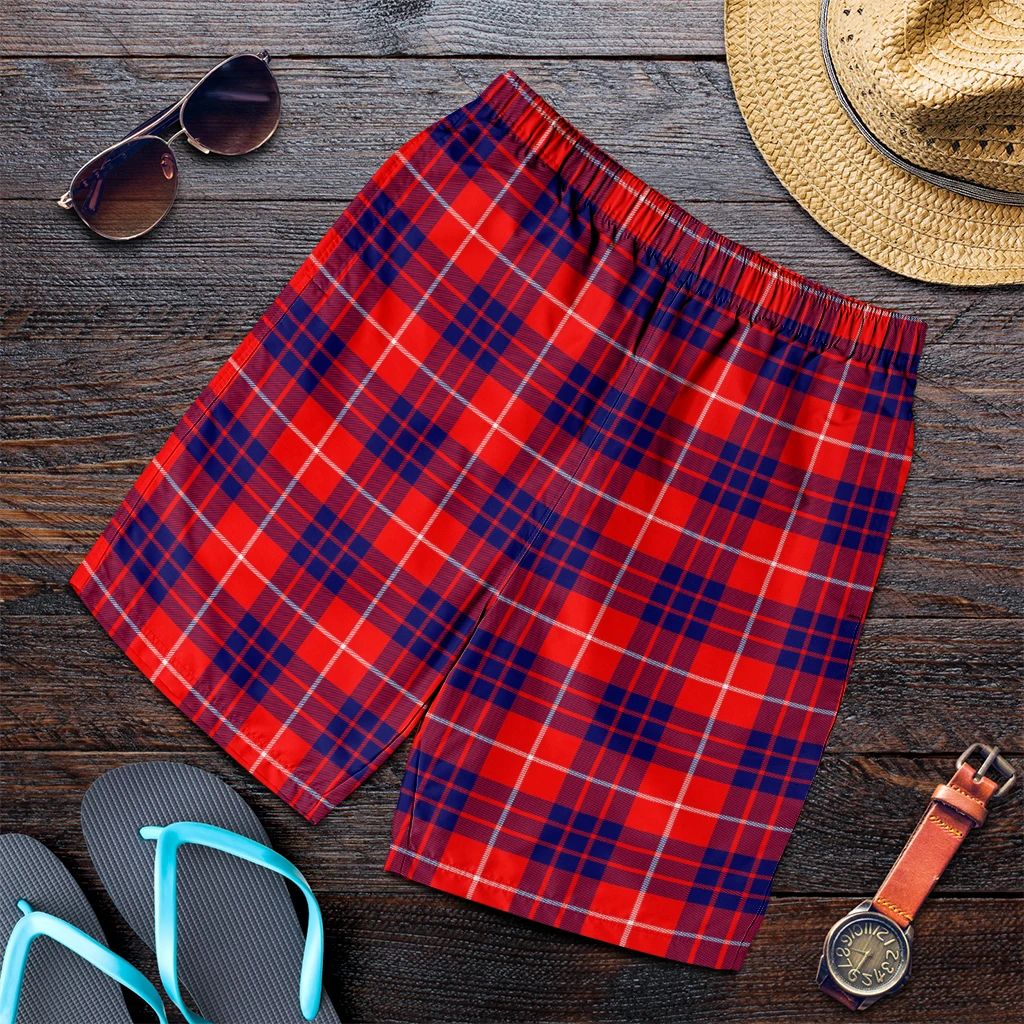 Hamilton Modern Tartan Plaid Men's Shorts