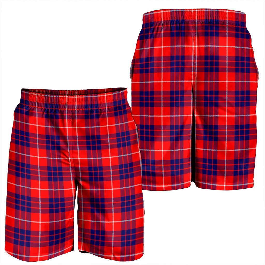 Hamilton Modern Tartan Plaid Men's Shorts