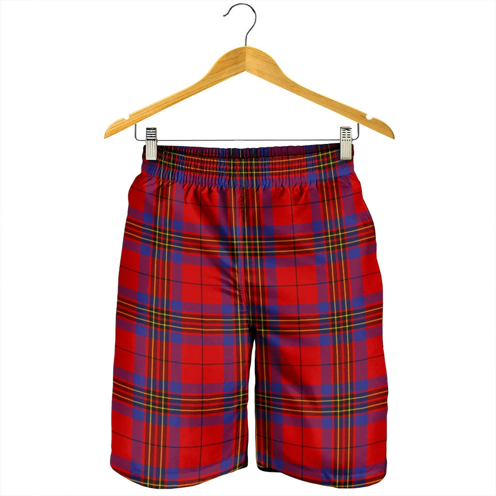 Leslie Modern Tartan Plaid Men's Shorts