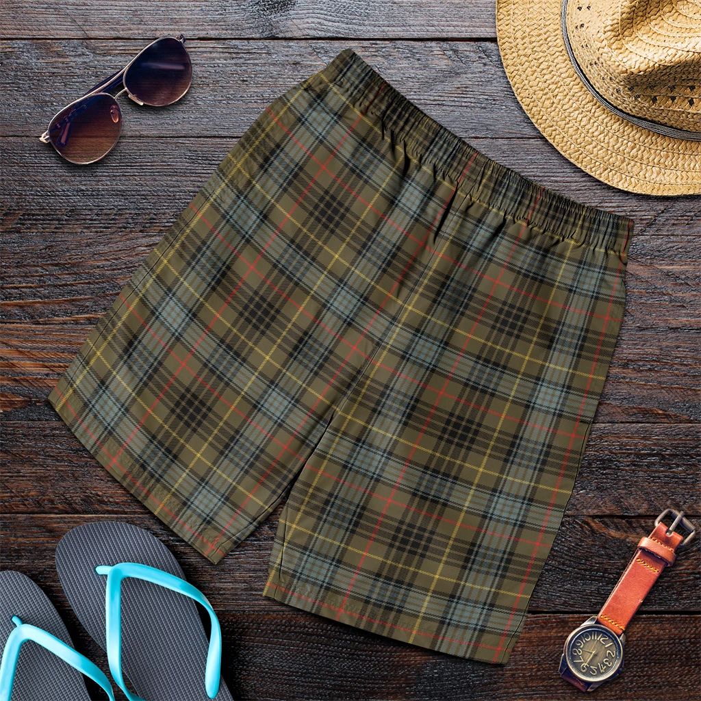 Stewart Hunting Weathered Tartan Plaid Men's Shorts