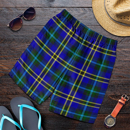 Weir Modern Tartan Plaid Men's Shorts