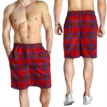 Leslie Modern Tartan Plaid Men's Shorts