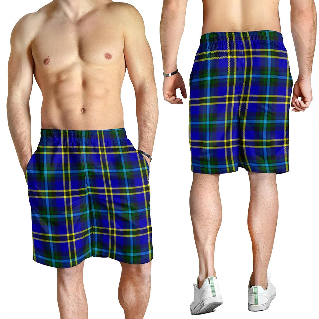 Weir Modern Tartan Plaid Men's Shorts