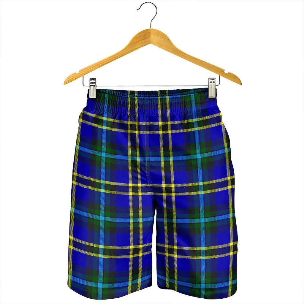 Weir Modern Tartan Plaid Men's Shorts