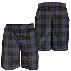 Clergy Green Tartan Plaid Men's Shorts