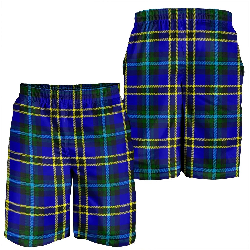 Weir Modern Tartan Plaid Men's Shorts