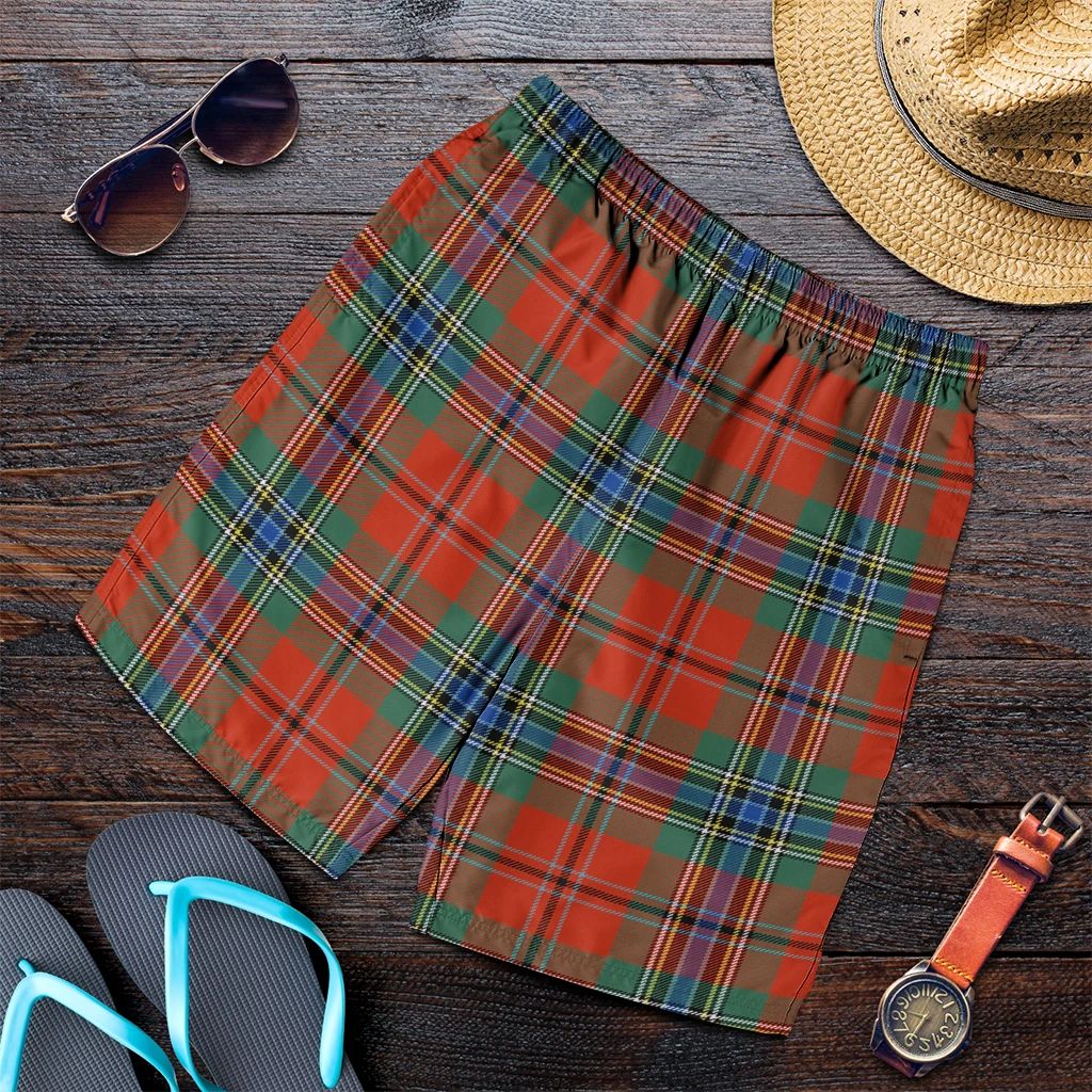 MacLean of Duart Ancient Tartan Plaid Men's Shorts