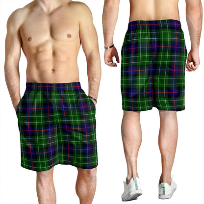 Leslie Hunting Tartan Plaid Men's Shorts