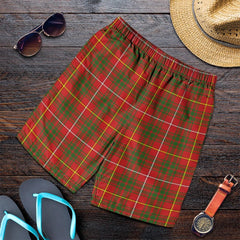 Bruce Modern Tartan Plaid Men's Shorts