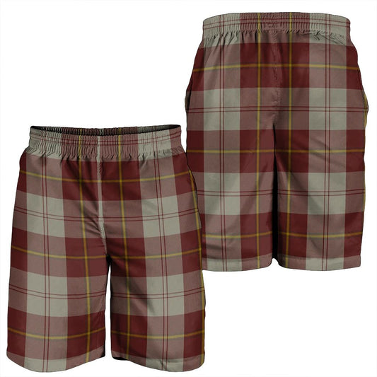 Cunningham Burgundy Dancers Tartan Plaid Men's Shorts