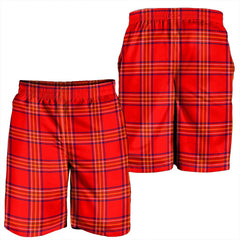 Burnett Modern Tartan Plaid Men's Shorts